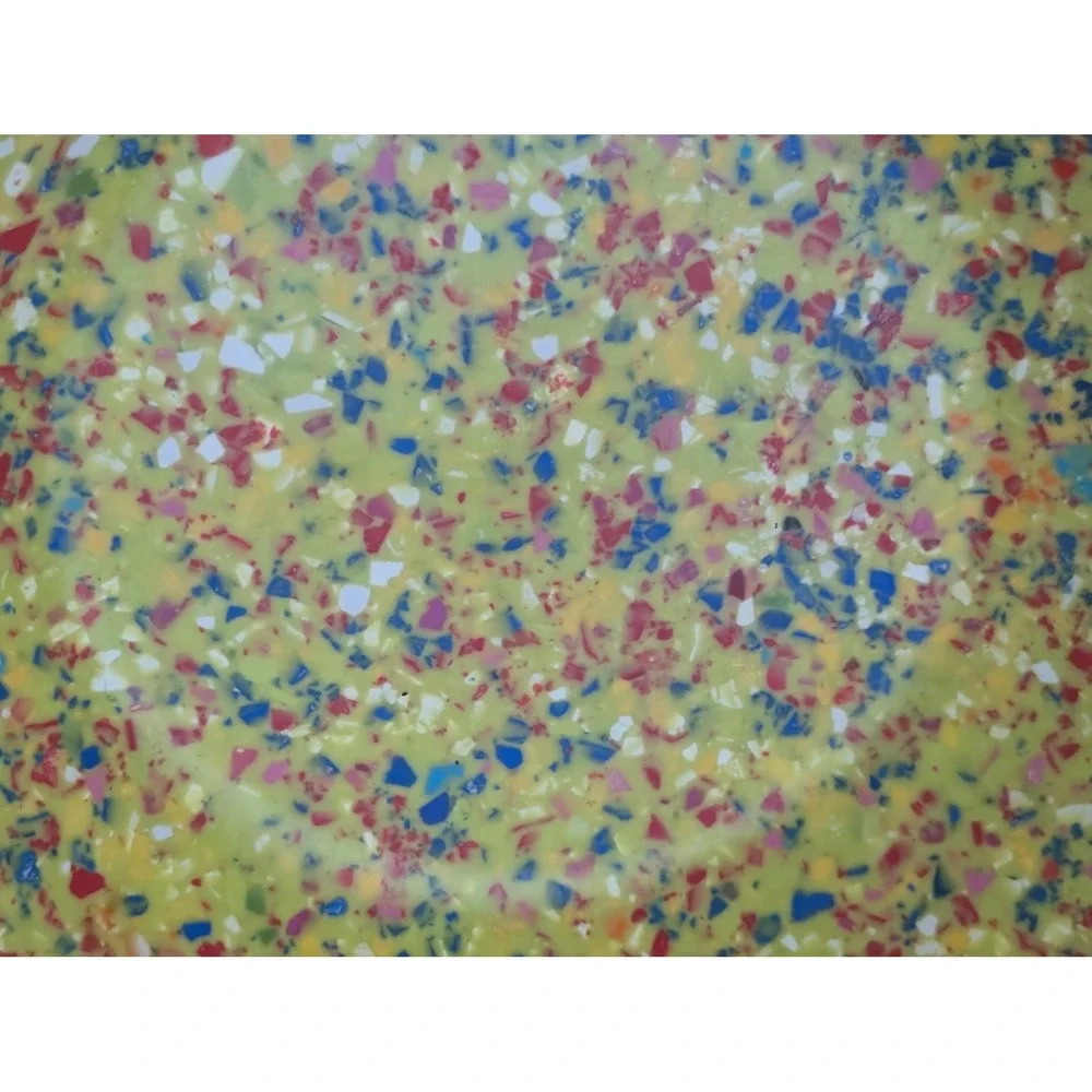 Zak Designs MCM Lime Green Melamine Speckled Confetti Large Mixing Bowl 7